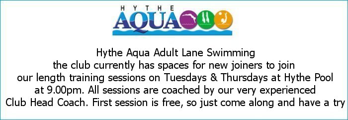 Hythe Aqua Swim Club Notice